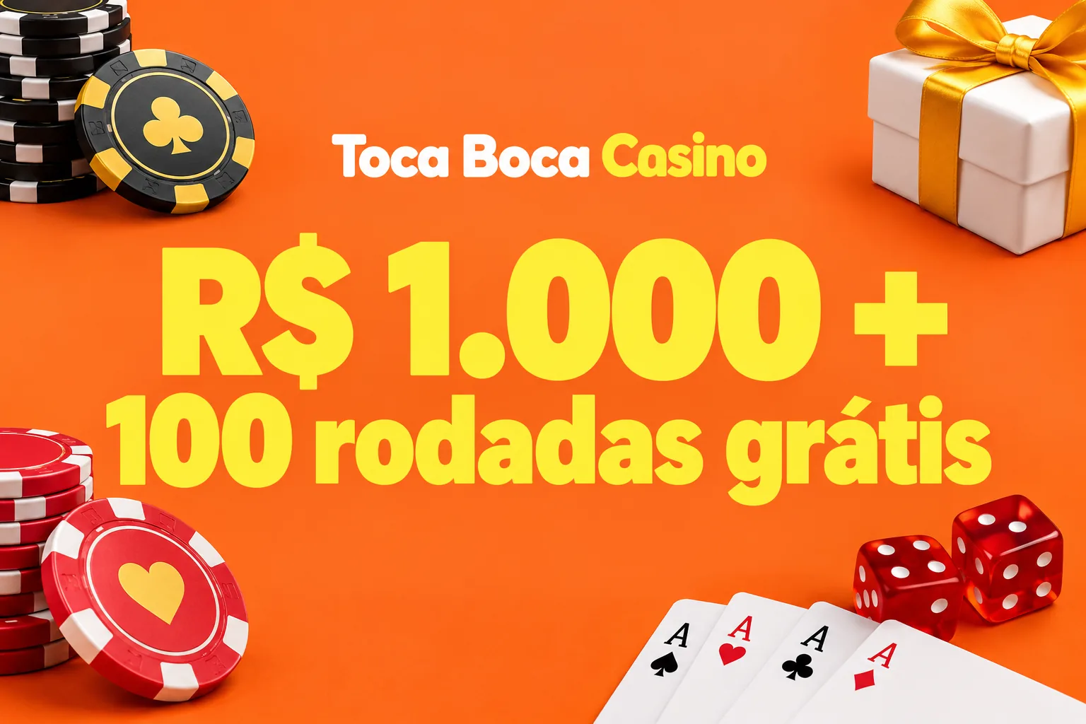 Promoções do Toca Boca Casino com bônus de R$ 1.000