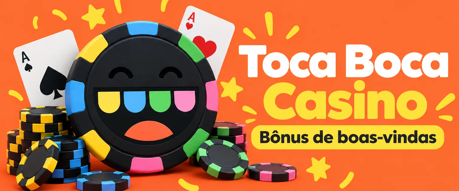 Banner do Toca Boca Casino com o bônus de 100% até R$ 1.000 e 100 rodadas grátis
